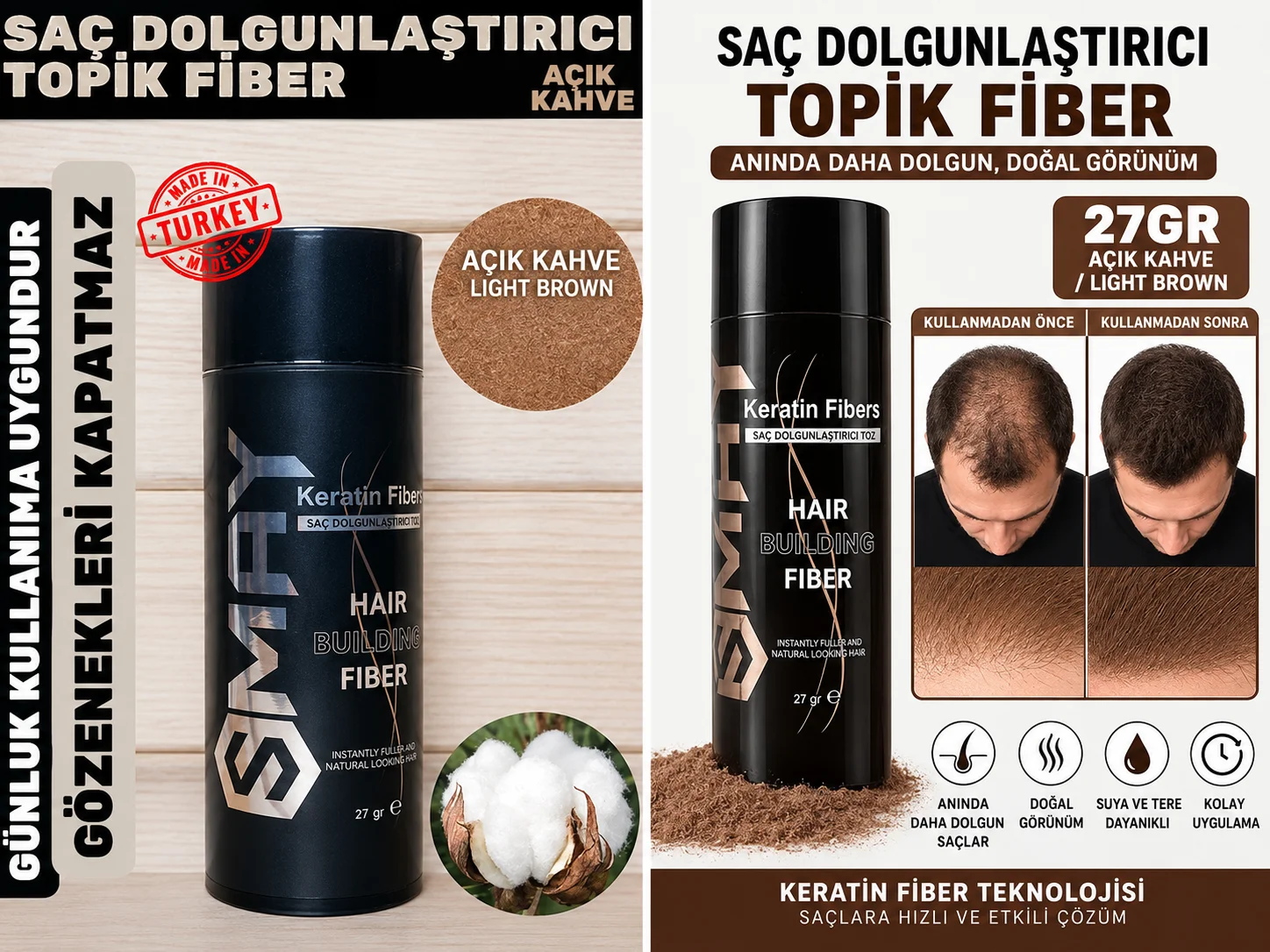 Smay hellbraunes Haar-Volumenpuder im Großhandel