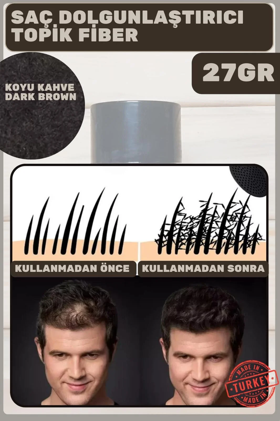 Smay Toppik Saç Dolgunlaştırıcı Tozu 2'li Kampanya Paketi